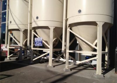 3 malt silos